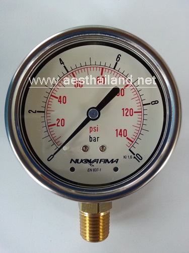 จำหน่าย Pressure gauge  NUOVA FIMA 0-10 bar